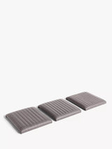 John Lewis John Lewis Brooks II Bench Seat Pads Mocha Set of 3- Buy online at McGrocer