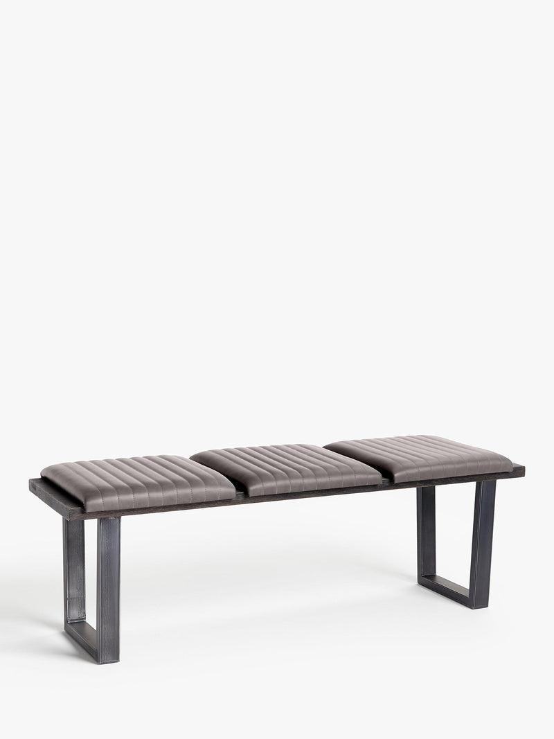 John Lewis Brooks II bench seat pads Mocha set of 3 (British brand)