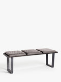 John Lewis Brooks II bench seat pads Mocha set of 3 (British brand)