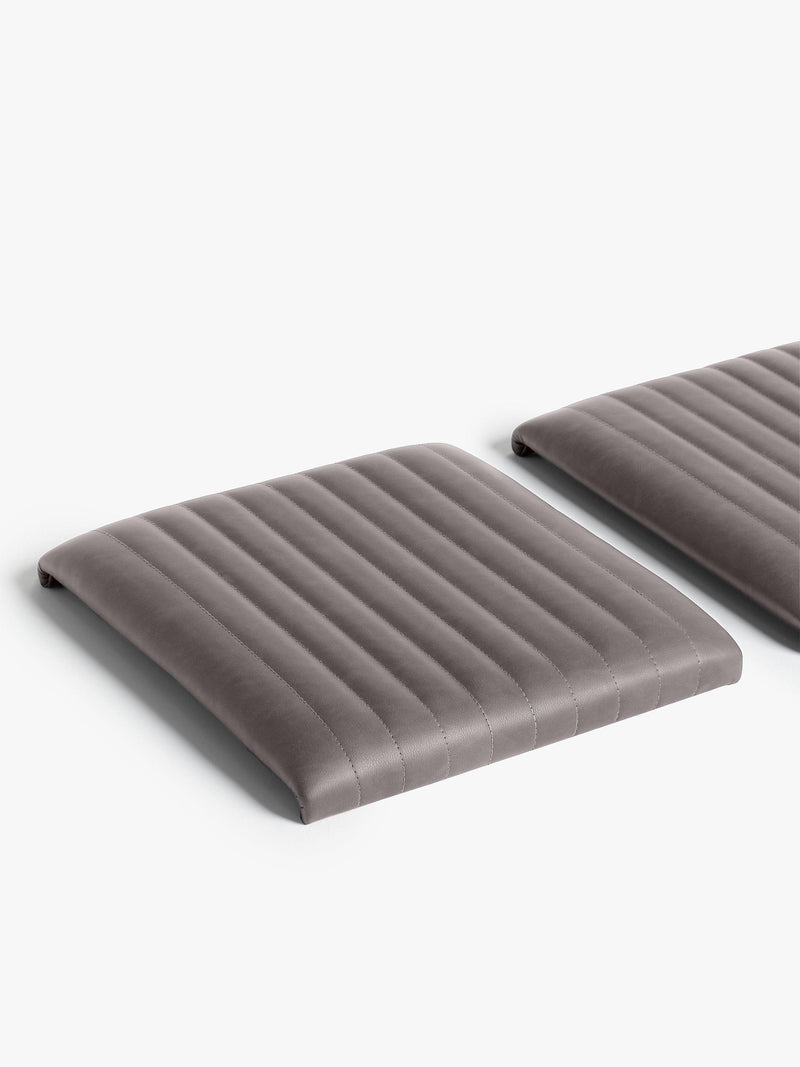 John Lewis Brooks II bench seat pads Mocha set of 3 (British brand)