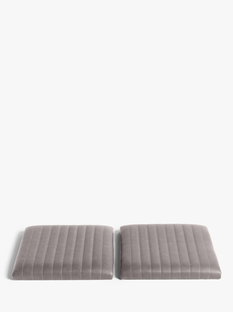John Lewis Brooks II bench seat pads Mocha set of 3 (British brand)
