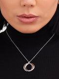 Kit Heath Bevel Trilogy silver pendant necklace 66cm, imported from the UK