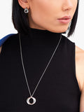 Kit Heath Bevel Trilogy silver pendant necklace 66cm, imported from the UK