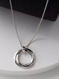 Kit Heath Bevel Trilogy silver pendant necklace 66cm, imported from the UK