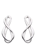 Kit Heath infinity stud earrings silver, UK version