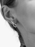 Kit Heath infinity stud earrings silver, UK version