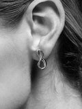 Kit Heath infinity stud earrings silver, UK version