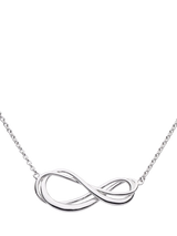 John Lewis Kit Heath Infinity Pendant Necklace, Silver, 45cm- Buy online at McGrocer
