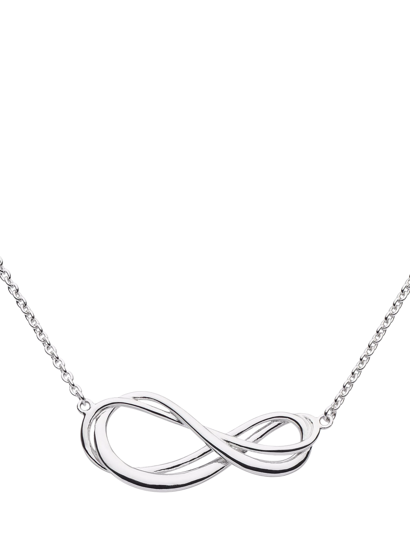Kit Heath Infinity Pendant Necklace in silver (British brand)
