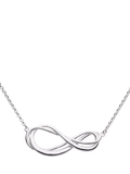 Kit Heath Infinity Pendant Necklace in silver (British brand)