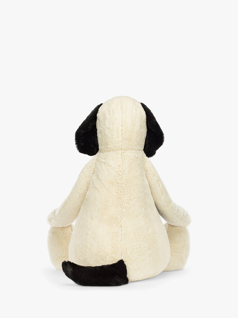 Jellycat Bashful Puppy soft toy black cream, UK version