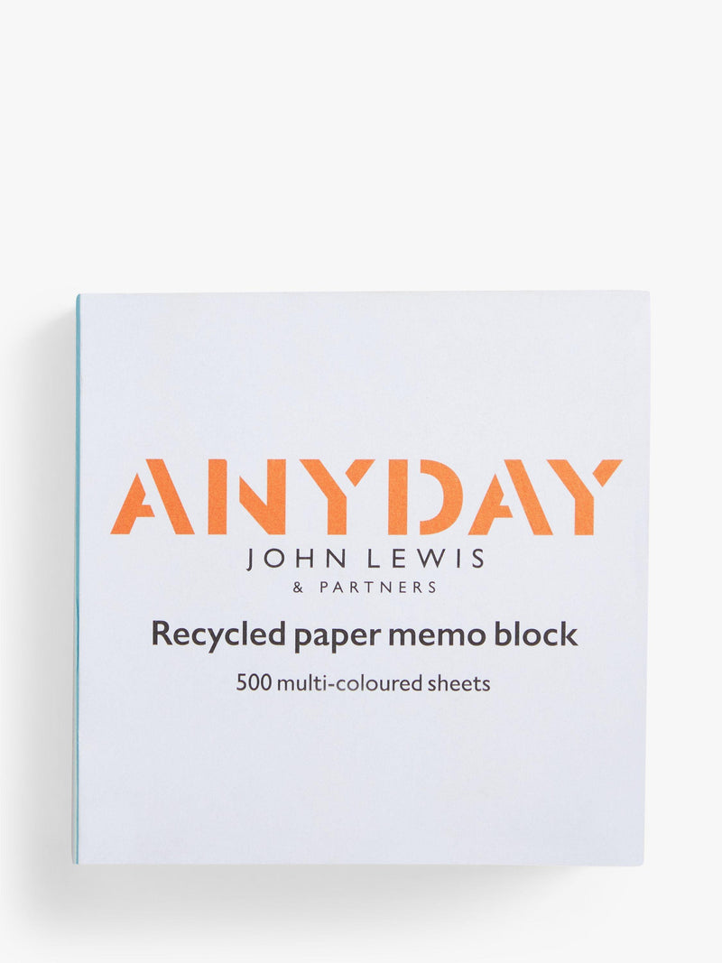 500-Sheet Multi-Coloured Memo Block