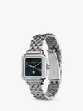 Olivia Burton Grosvenor Square Uhr mit Sonnenschliff-Zifferblatt und Kristallarmband (britische Marke)