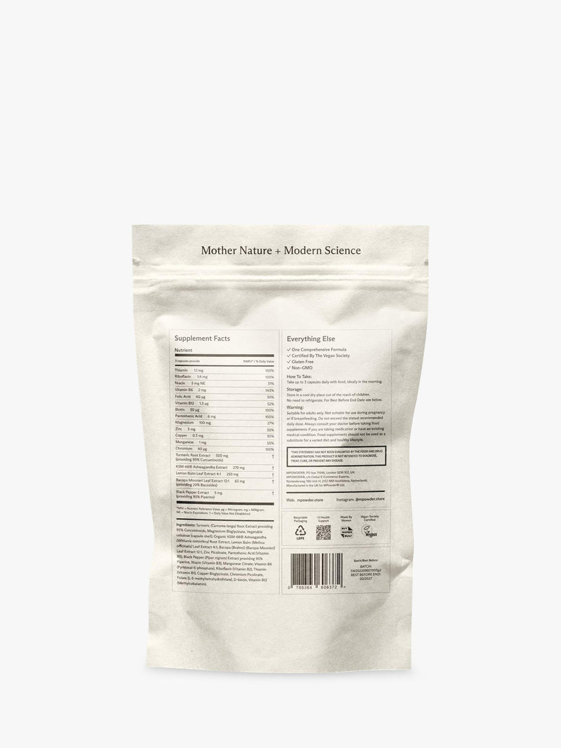 MPowder Mood Food menopause supplement 90 capsules - British product