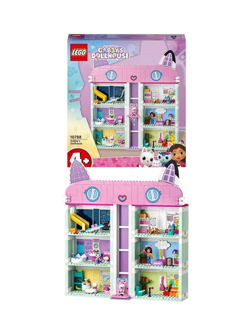Lego Gabby's Dollhouse playset with 4 figures, UK version