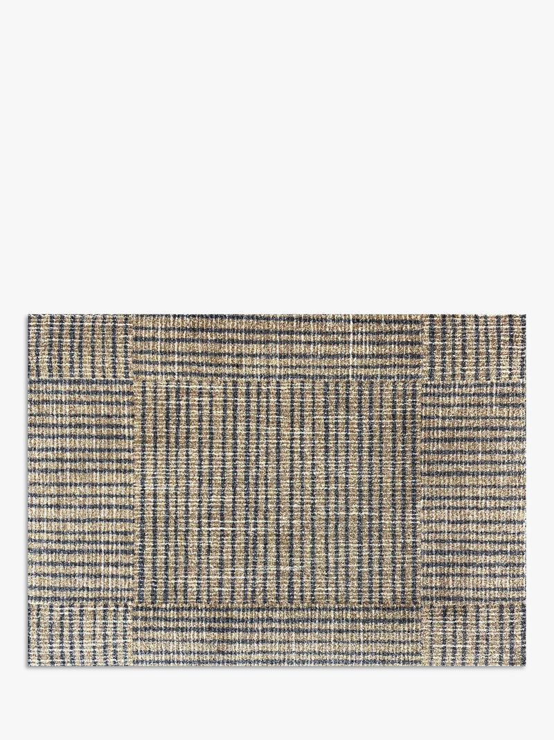 Neutral canvas wash and dry door mat (British brand)
