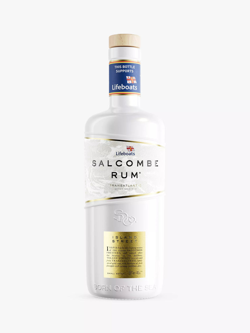 Salcombe Distilling Co spiced gold rum RNLI edition 50cl (British brand)