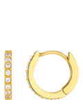 Orelia LUXE Pavé Huggie Creolen