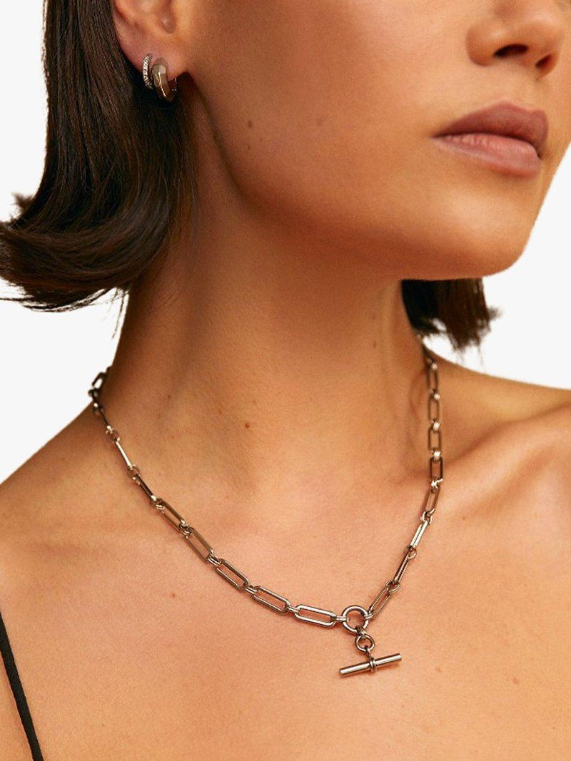Orelia link necklace silver 45cm, UK version