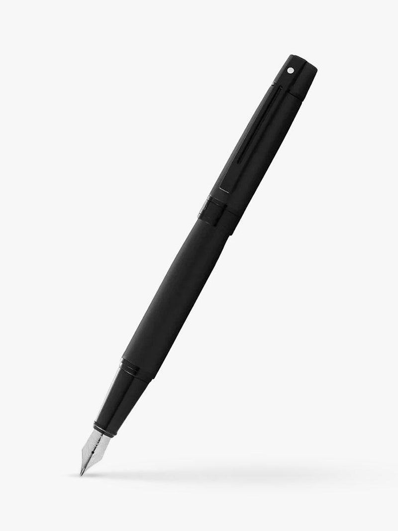 Sheaffer 300 matte fountain pen black medium nib - British product