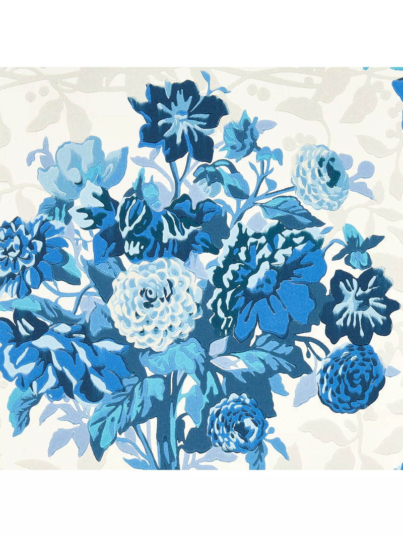 Harlequin dahlia bunch pattern wallpaper, UK version