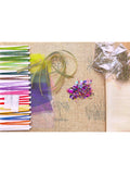 Rowandean Lavender Pockets Embroidery Kit, imported from the UK