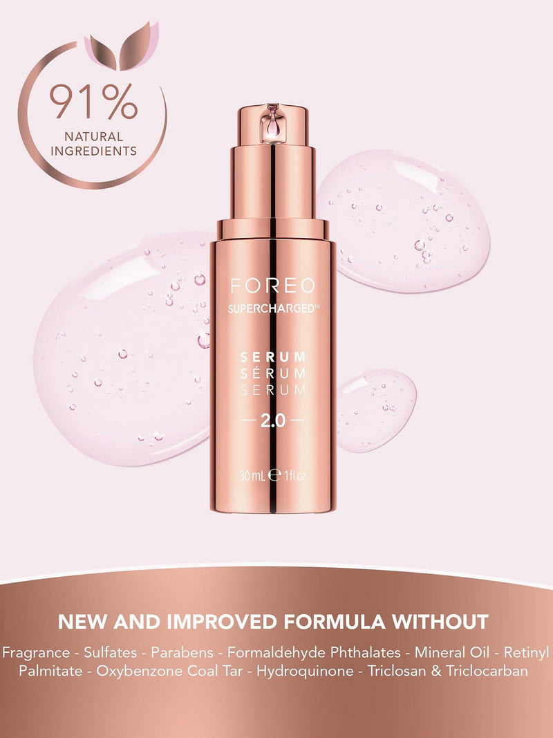 FOREO Supercharged Serum 2.0 30ml, imported from the UK
