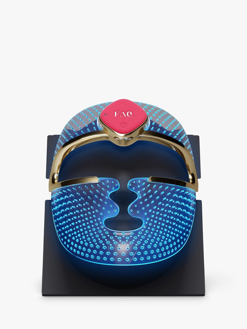 FOREO LED anti-ageing face mask with red, green, and blue light therapy - British product