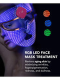 FOREO LED anti-ageing face mask with red, green, and blue light therapy - British product