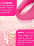 FOREO IRIS 2 eye massager in Fuchsia, imported from the UK