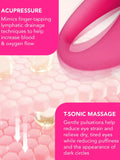 FOREO IRIS 2 eye massager in Fuchsia, imported from the UK
