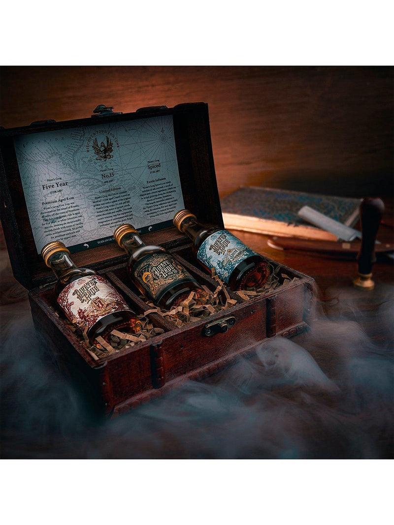Pirate's Grog rum miniature gift set 3x 5cl, imported from the UK
