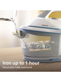 Philips 2000 Series steam generator iron white/blue - British product