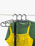 ReBorn recycled plastic clothes hangers pack of 5 grey, imported from the UK