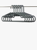 ReBorn recycled plastic clothes hangers pack of 5 grey, imported from the UK