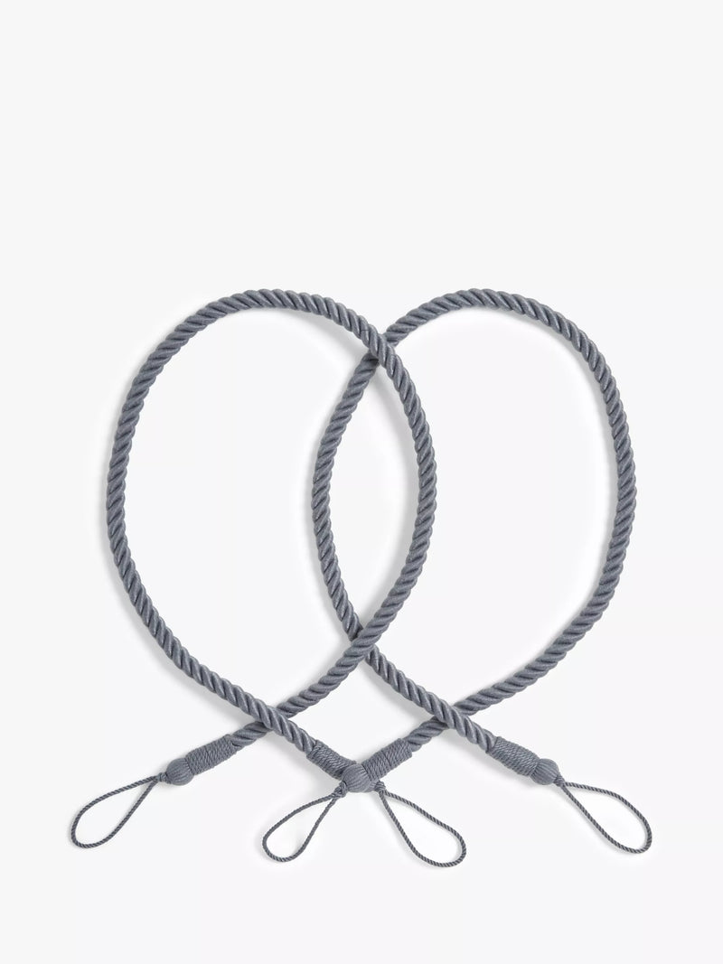 Passe-cordes de rideaux en cordelette John Lewis, lot de 2