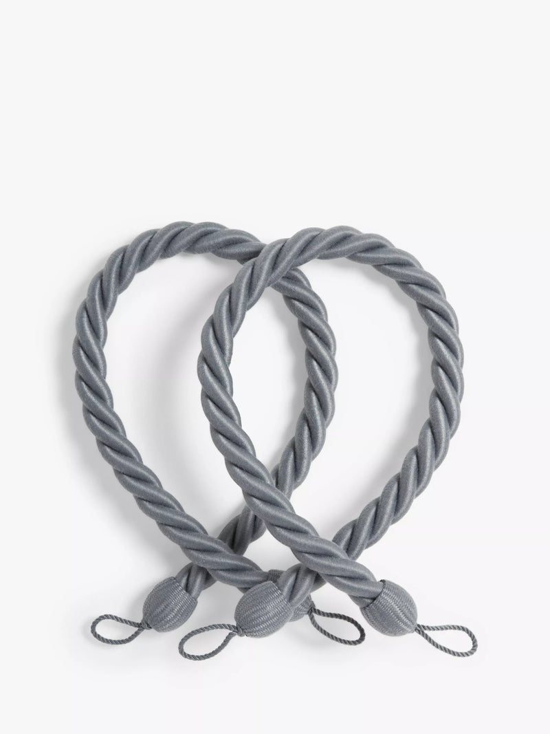 John Lewis Large Rope Curtain Tiebacks (Pack of 2)