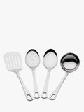 John Lewis stainless steel kitchen utensil set of 4, UK version