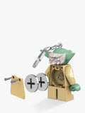 Lego Star Wars Yoda light-up keyring green, UK version