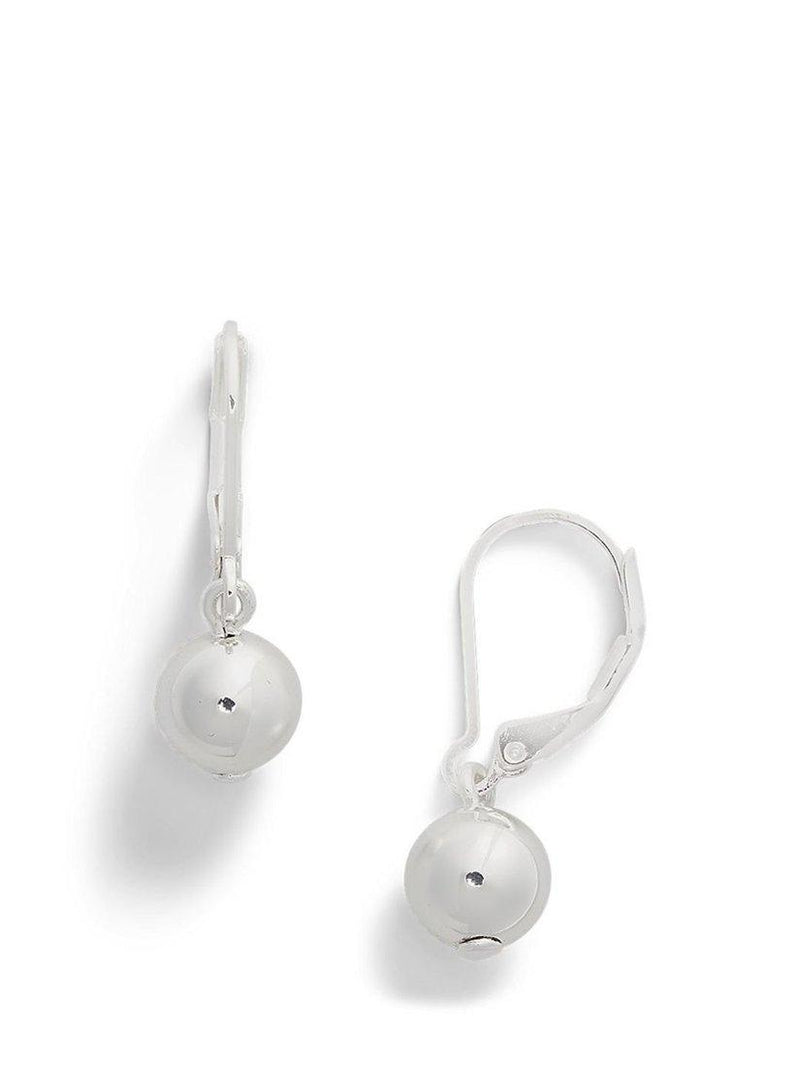 Ralph Lauren sterling silver ball drop earrings, imported from the UK