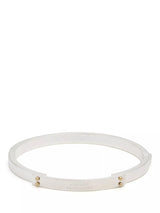 John Lewis Ralph Lauren Sterling Silver Stud Bangle, Silver/Gold- Buy online at McGrocer