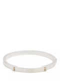Ralph Lauren sterling silver stud bangle with gold and silver accents (British brand)