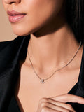 Lauren Ralph Lauren silver initial pendant necklace, UK version