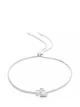John Lewis Ralph Lauren Sterling Silver Logo Toggle Chain Bracelet Silver 19cm- Buy online at McGrocer