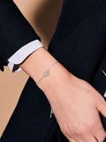 Lauren Ralph Lauren sterling silver toggle chain bracelet 19cm, imported from the UK