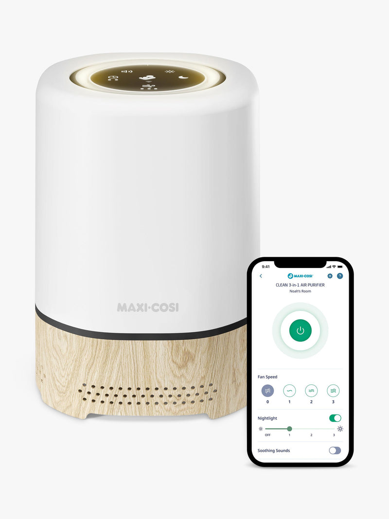 Maxi-Cosi Clean 3-in-1 Air Purifier white, imported from the UK