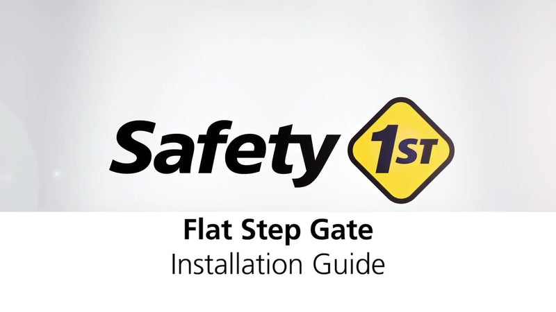 Safety 1st Flat Step Pressure Safety Gate White (British brand)
