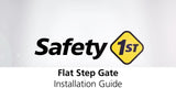 Safety 1st Flat Step Pressure Safety Gate White (British brand)