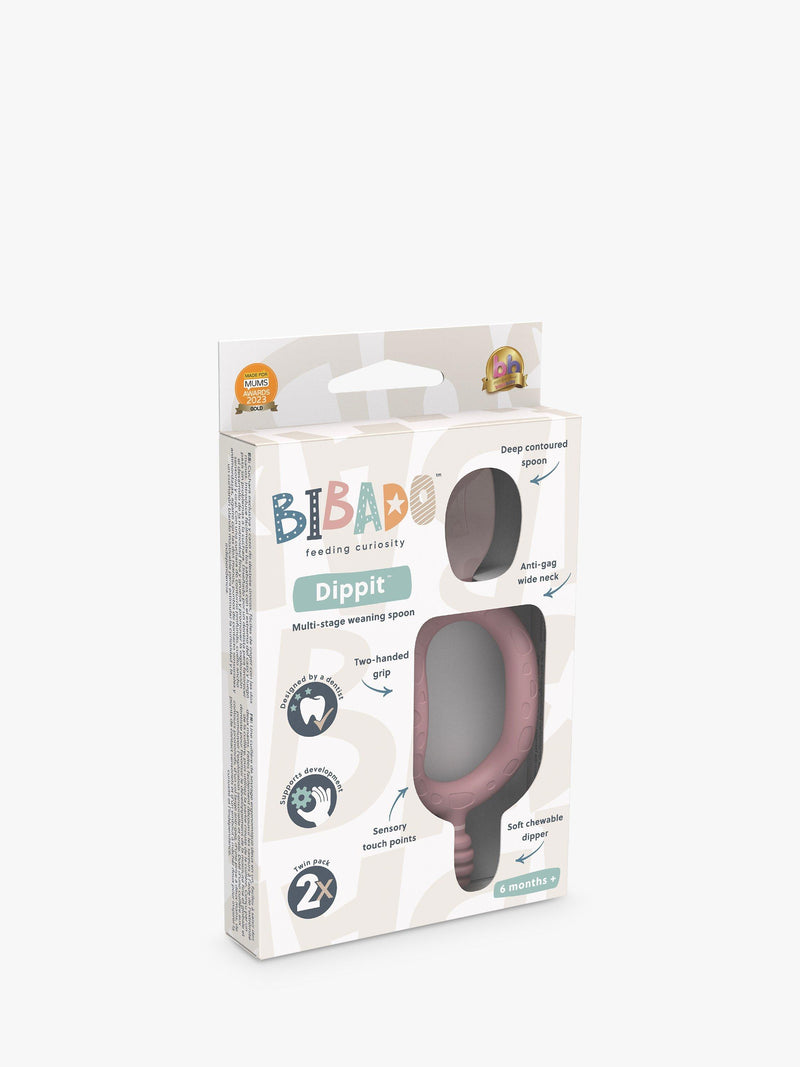 Bibado Dippit Multi Stage Weaning Spoon Pack of 2 - British product