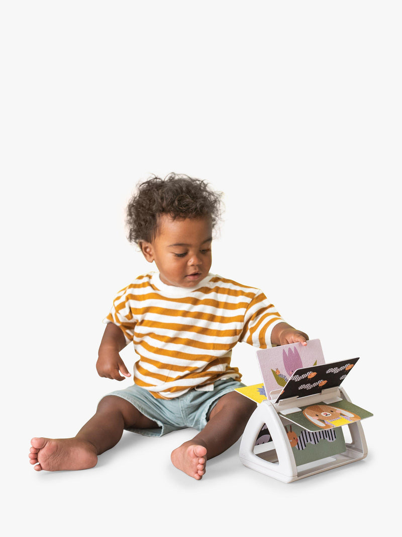 Taf Toys Urban Garden tummy time spinning book, UK version